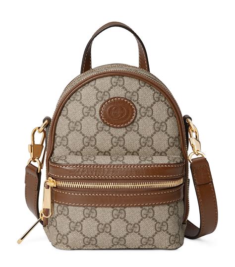 gucci cloth backpack|Gucci small backpack price.